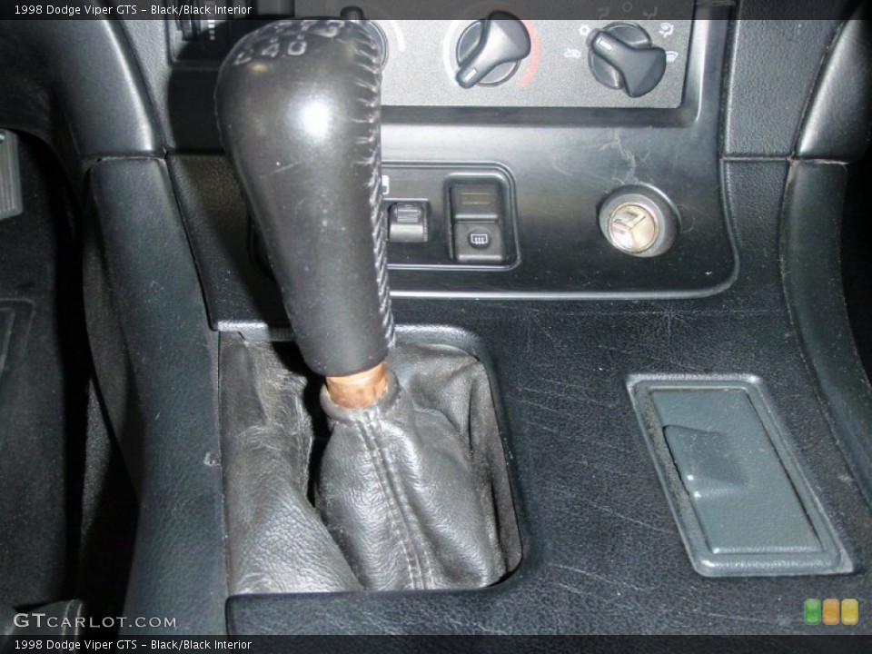 Black/Black Interior Transmission for the 1998 Dodge Viper GTS #50429674