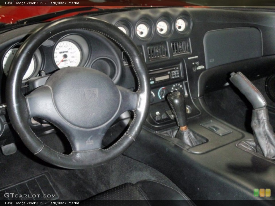 Black/Black Interior Dashboard for the 1998 Dodge Viper GTS #50429704