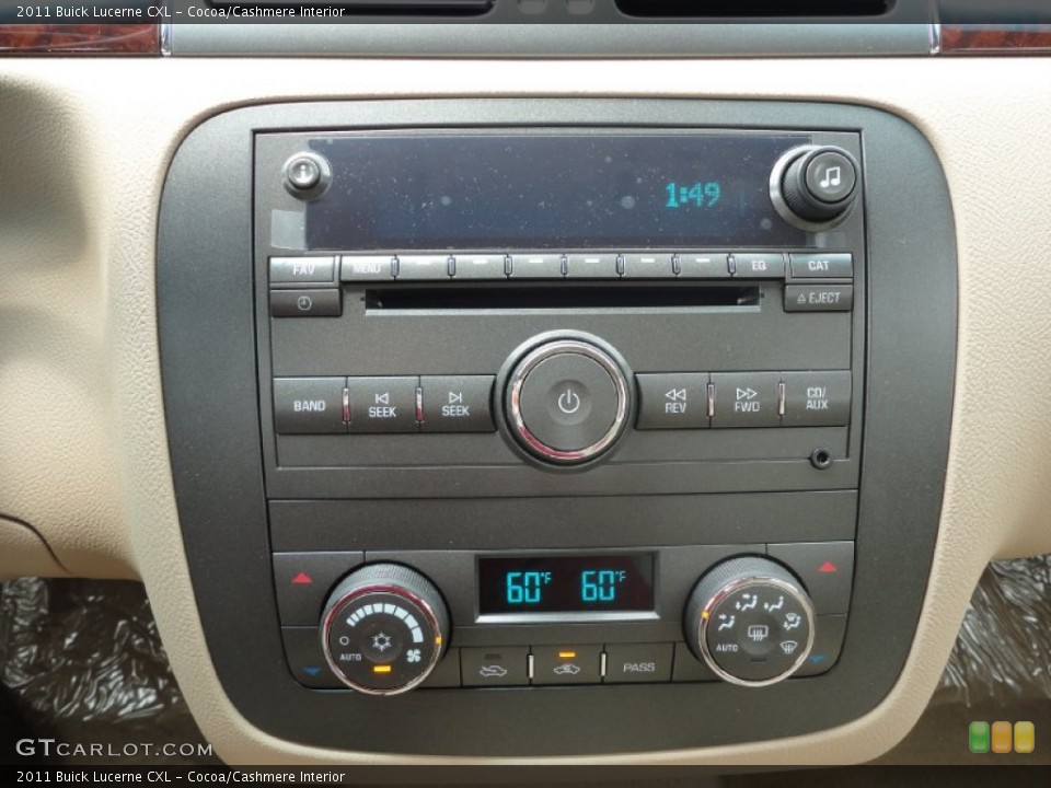 Cocoa/Cashmere Interior Controls for the 2011 Buick Lucerne CXL #50430040