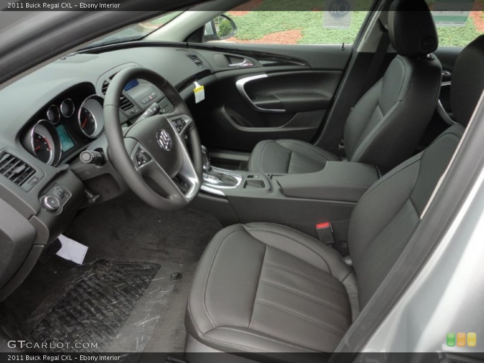 Ebony Interior Photo for the 2011 Buick Regal CXL #50430448