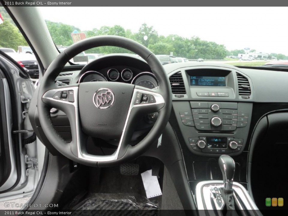Ebony Interior Dashboard for the 2011 Buick Regal CXL #50430460
