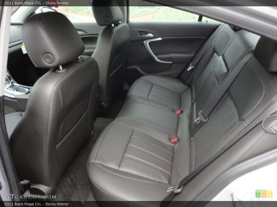 Ebony Interior Photo for the 2011 Buick Regal CXL #50430484