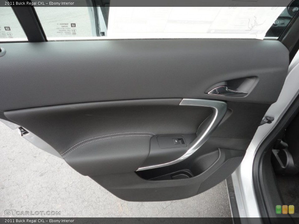 Ebony Interior Door Panel for the 2011 Buick Regal CXL #50430496