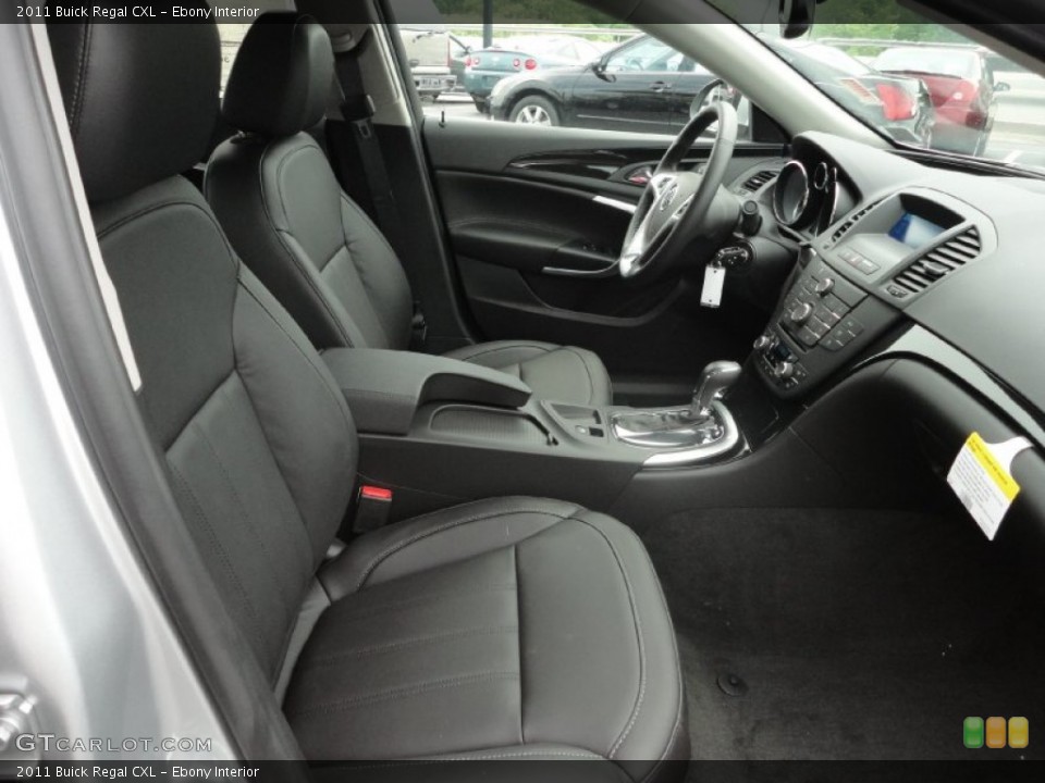 Ebony Interior Photo for the 2011 Buick Regal CXL #50430517