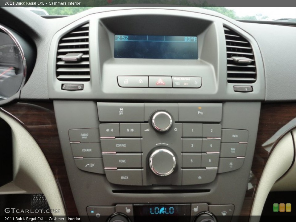 Cashmere Interior Controls for the 2011 Buick Regal CXL #50431054