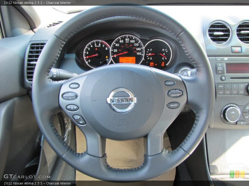 Charcoal Interior Steering Wheel for the 2012 Nissan Altima 2.5 S #50433856