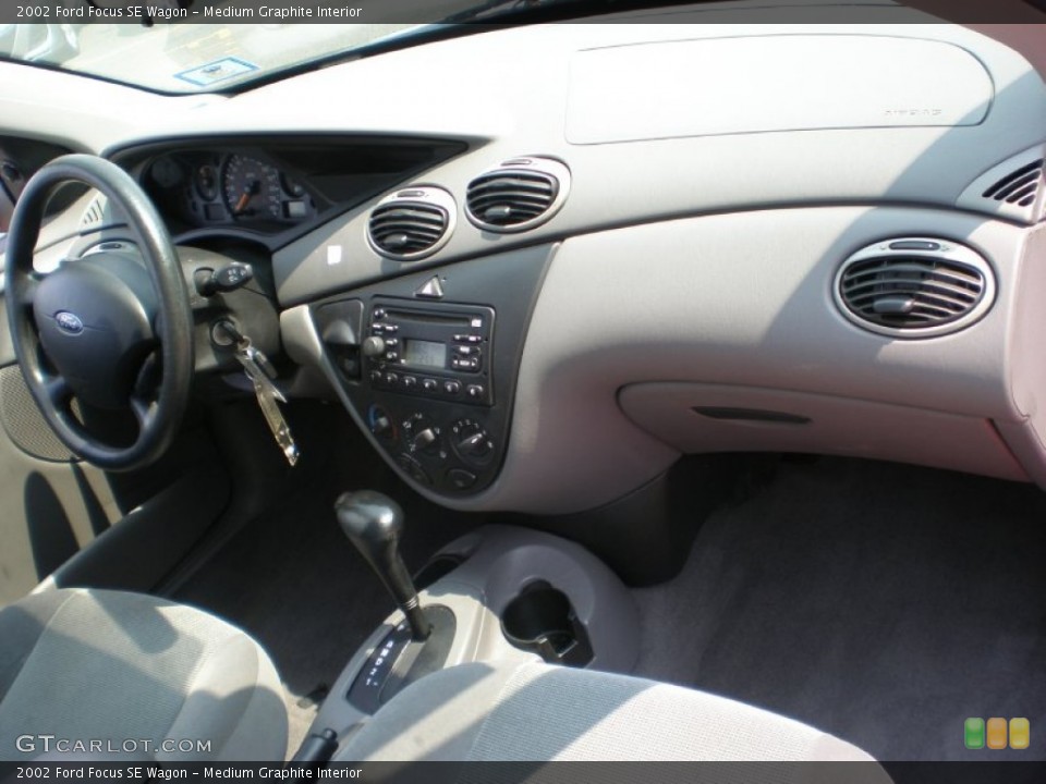 Medium Graphite Interior Dashboard for the 2002 Ford Focus SE Wagon #50434075