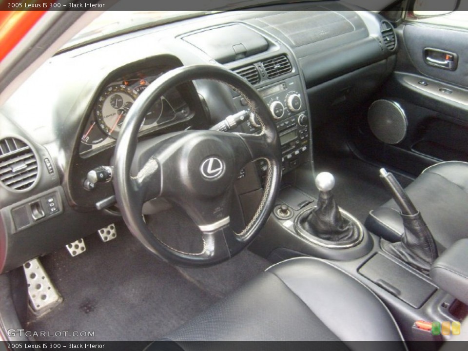 Black Interior Photo for the 2005 Lexus IS 300 #50435885
