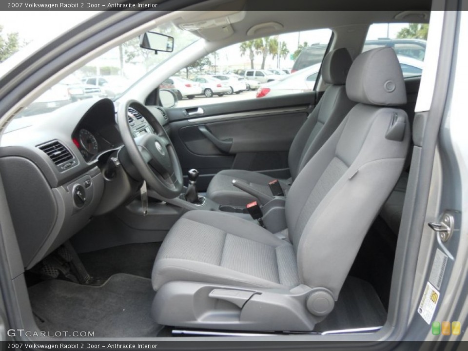 Anthracite Interior Photo for the 2007 Volkswagen Rabbit 2 Door #50437039