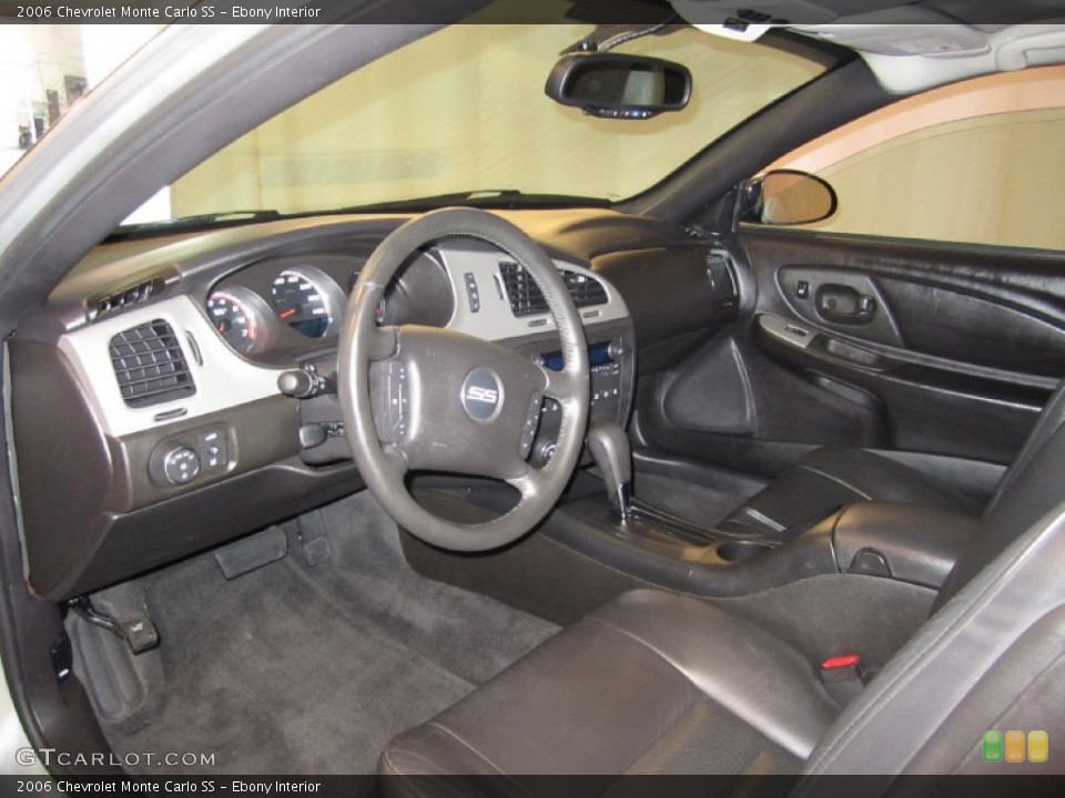 Ebony Interior Photo for the 2006 Chevrolet Monte Carlo SS #50441446