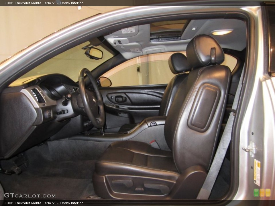 Ebony Interior Photo for the 2006 Chevrolet Monte Carlo SS #50441455