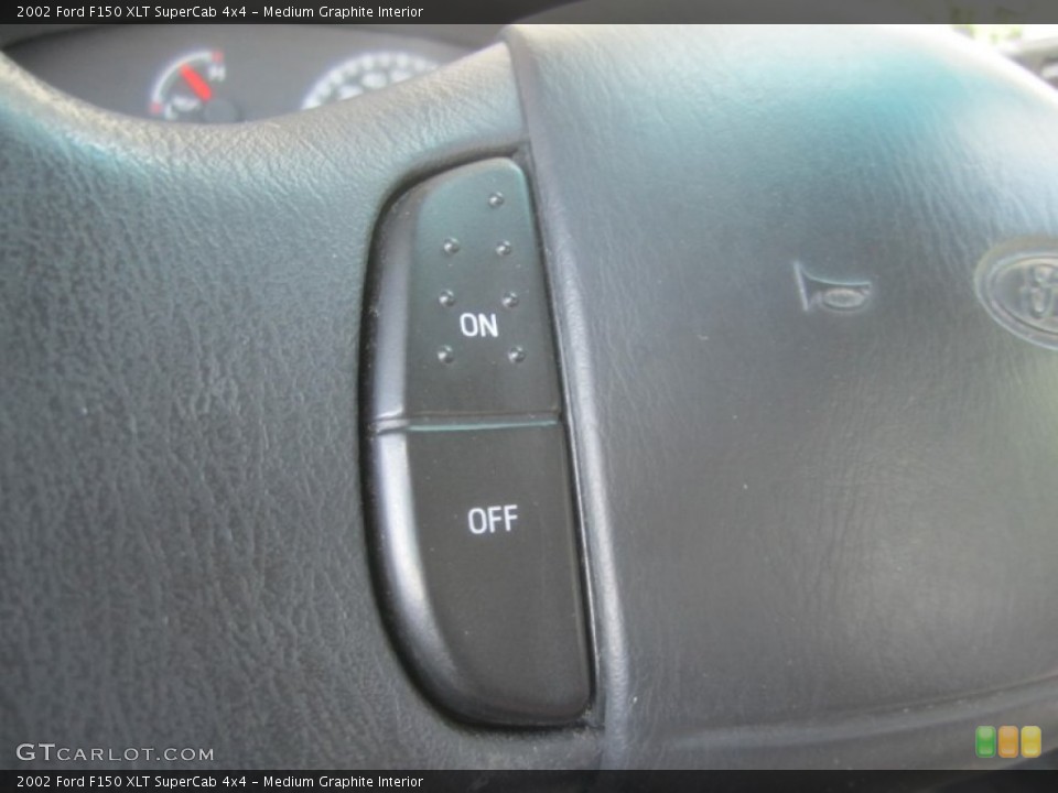 Medium Graphite Interior Controls for the 2002 Ford F150 XLT SuperCab 4x4 #50441728