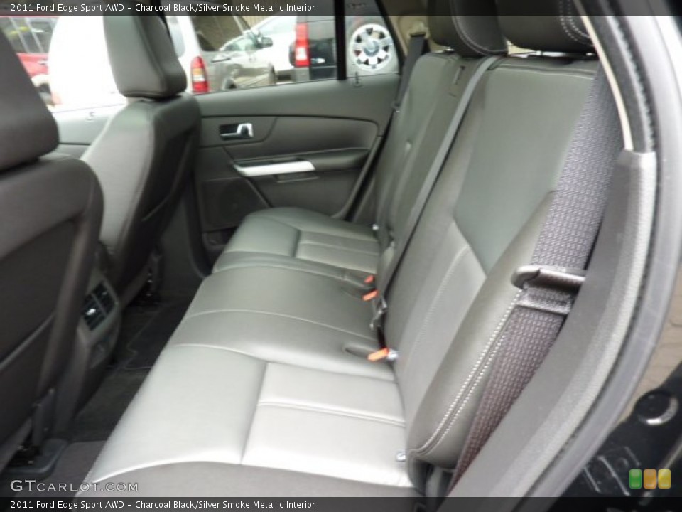 Charcoal Black/Silver Smoke Metallic Interior Photo for the 2011 Ford Edge Sport AWD #50442058