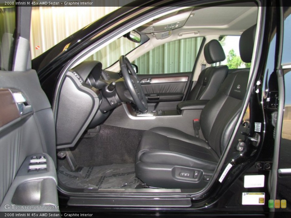 Graphite Interior Photo for the 2008 Infiniti M 45x AWD Sedan #50443643