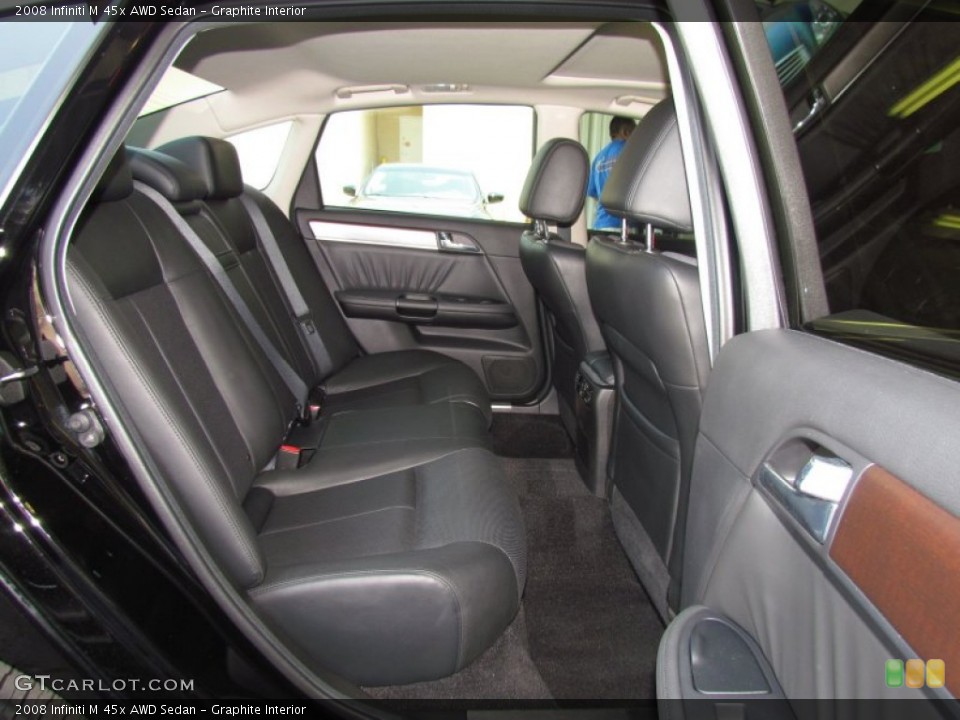 Graphite Interior Photo for the 2008 Infiniti M 45x AWD Sedan #50443666
