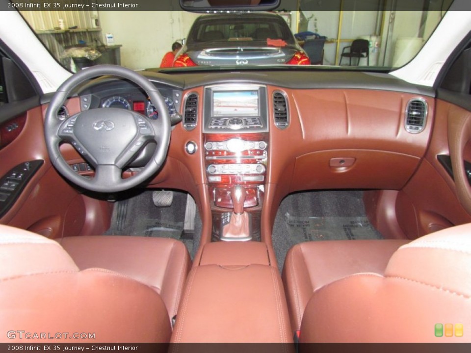 Chestnut Interior Dashboard for the 2008 Infiniti EX 35 Journey #50444716