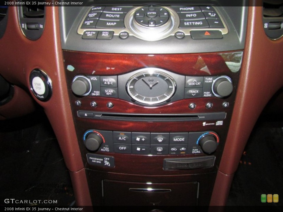 Chestnut Interior Controls for the 2008 Infiniti EX 35 Journey #50444776