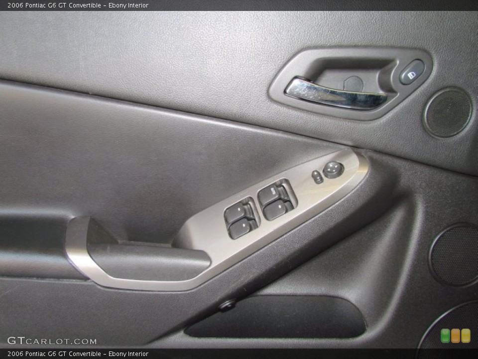 Ebony Interior Door Panel for the 2006 Pontiac G6 GT Convertible #50445986