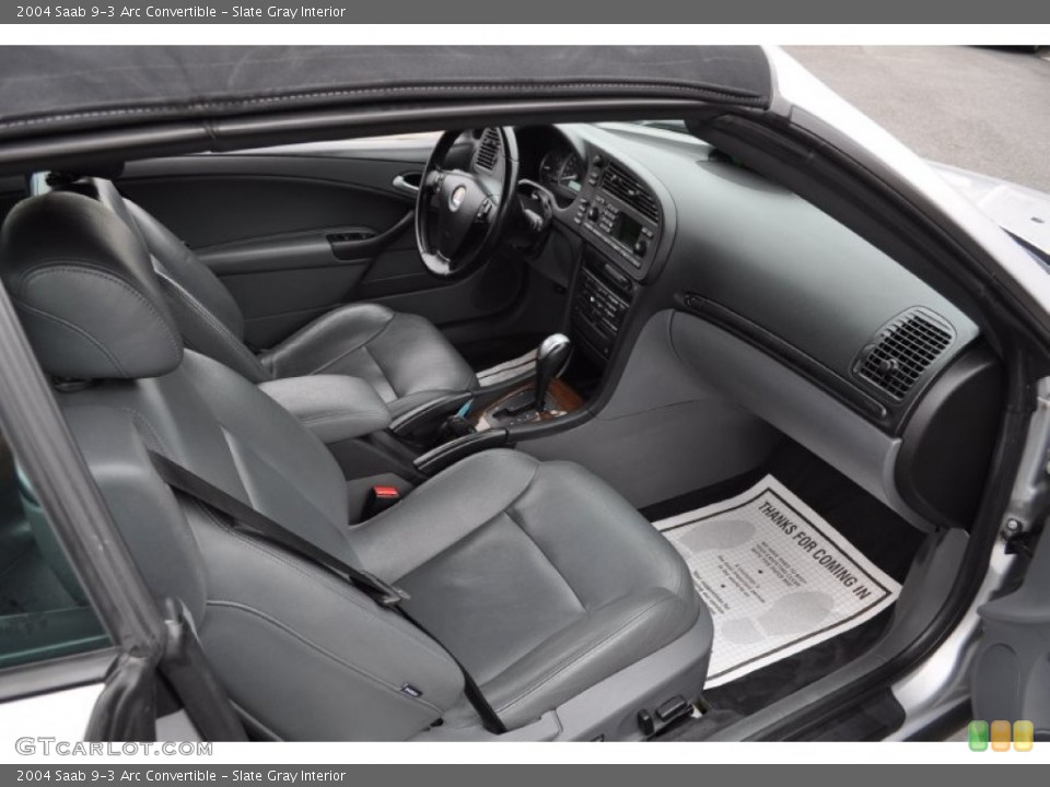 Slate Gray Interior Photo for the 2004 Saab 9-3 Arc Convertible #50446043