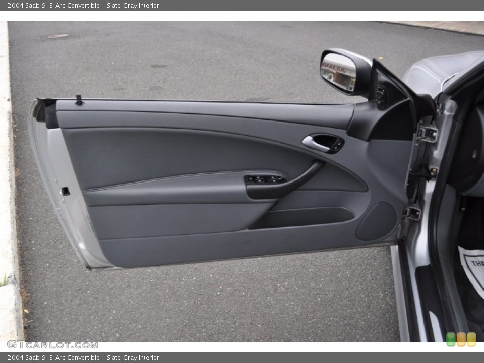 Slate Gray Interior Door Panel for the 2004 Saab 9-3 Arc Convertible #50446250