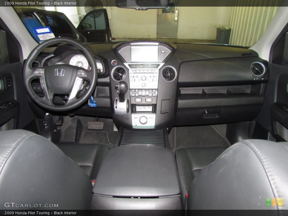 Black Interior Dashboard for the 2009 Honda Pilot Touring #50447294
