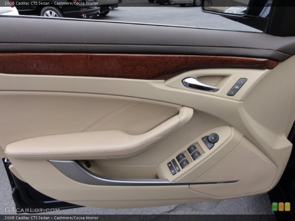Cashmere/Cocoa Interior Door Panel for the 2008 Cadillac CTS Sedan #50447732