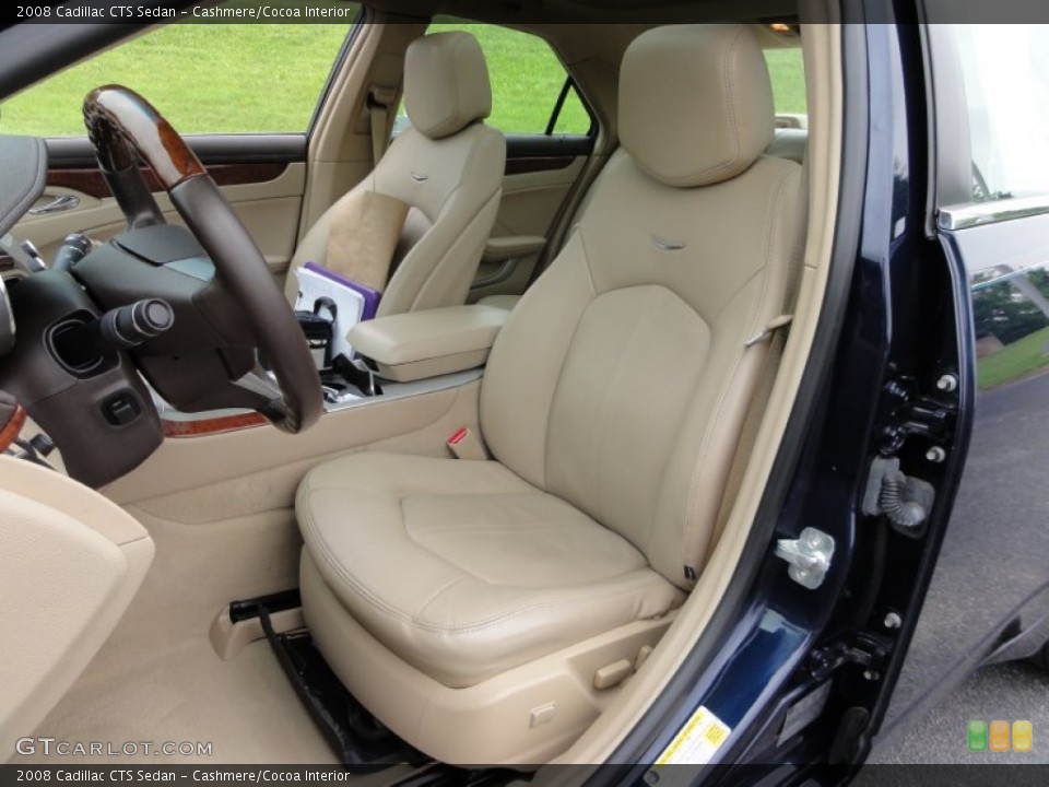 Cashmere/Cocoa Interior Photo for the 2008 Cadillac CTS Sedan #50447771