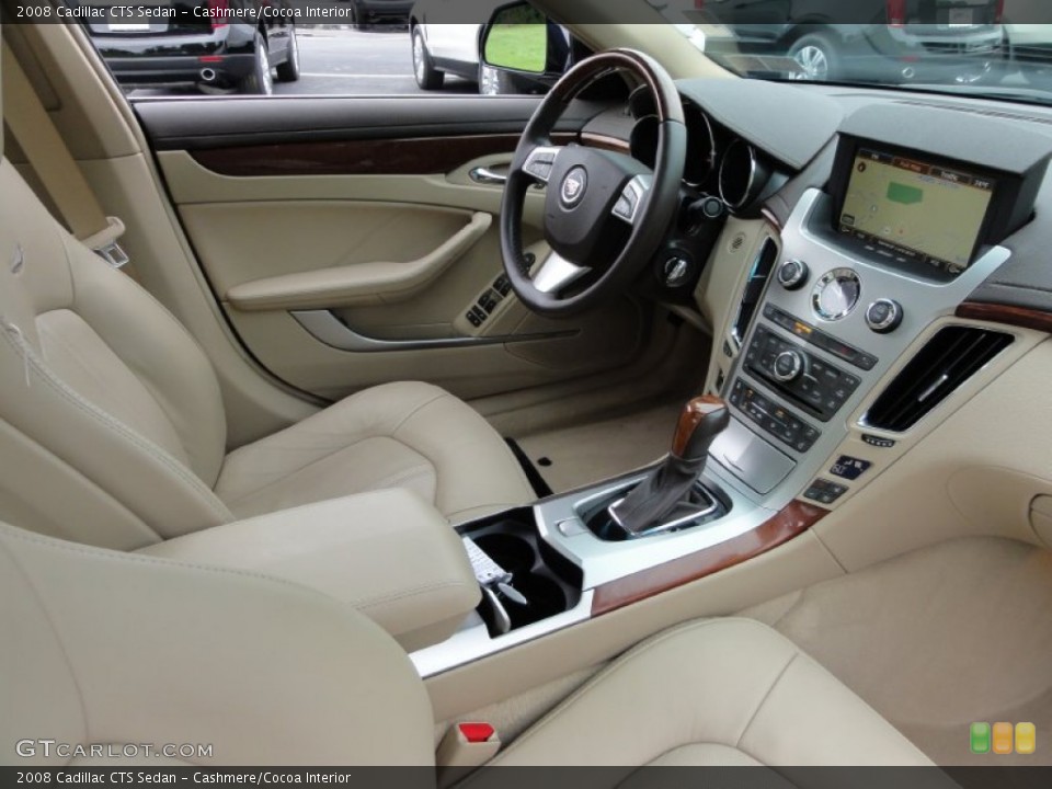 Cashmere/Cocoa Interior Photo for the 2008 Cadillac CTS Sedan #50447804
