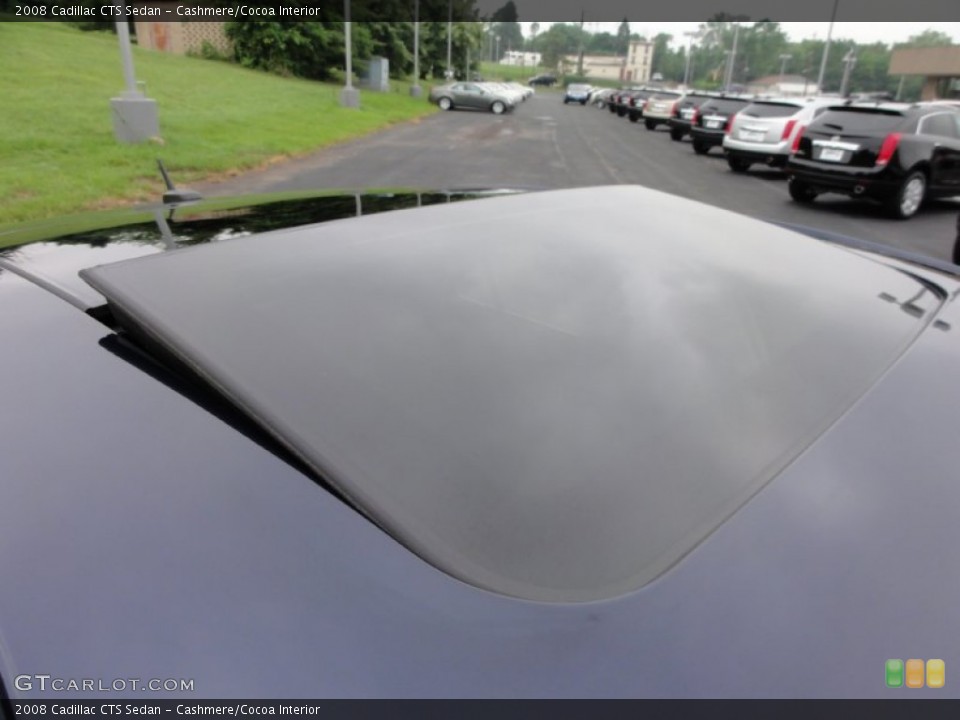Cashmere/Cocoa Interior Sunroof for the 2008 Cadillac CTS Sedan #50447849