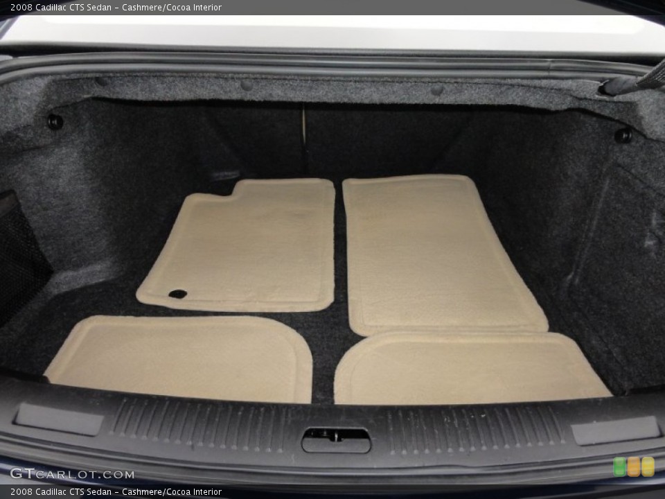 Cashmere/Cocoa Interior Trunk for the 2008 Cadillac CTS Sedan #50447876