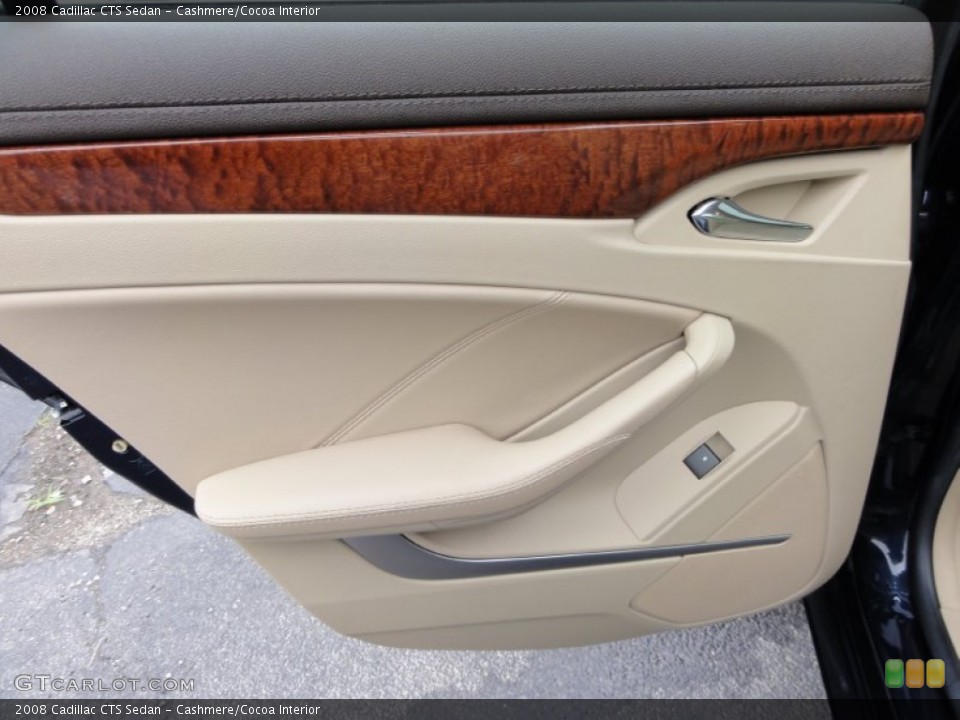 Cashmere/Cocoa Interior Door Panel for the 2008 Cadillac CTS Sedan #50447904