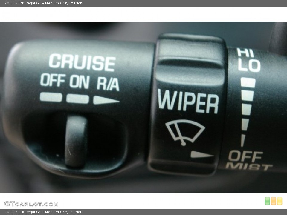 Medium Gray Interior Controls for the 2003 Buick Regal GS #50448068