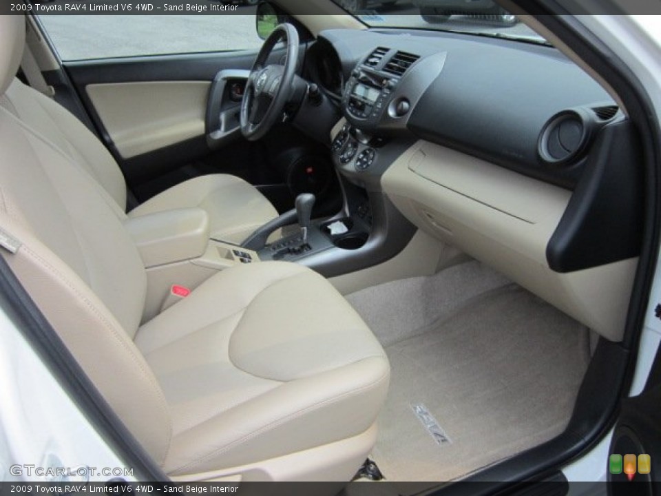 Sand Beige Interior Photo for the 2009 Toyota RAV4 Limited V6 4WD #50448335