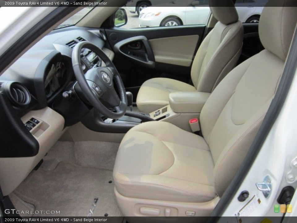 Sand Beige Interior Photo for the 2009 Toyota RAV4 Limited V6 4WD #50448370