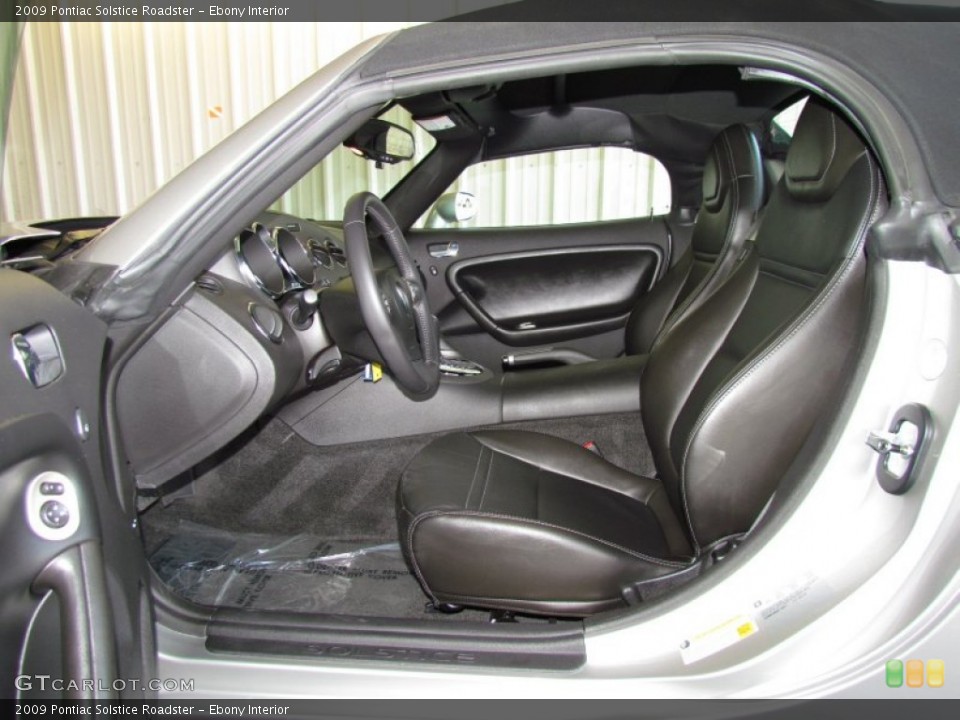 Ebony Interior Photo for the 2009 Pontiac Solstice Roadster #50448892
