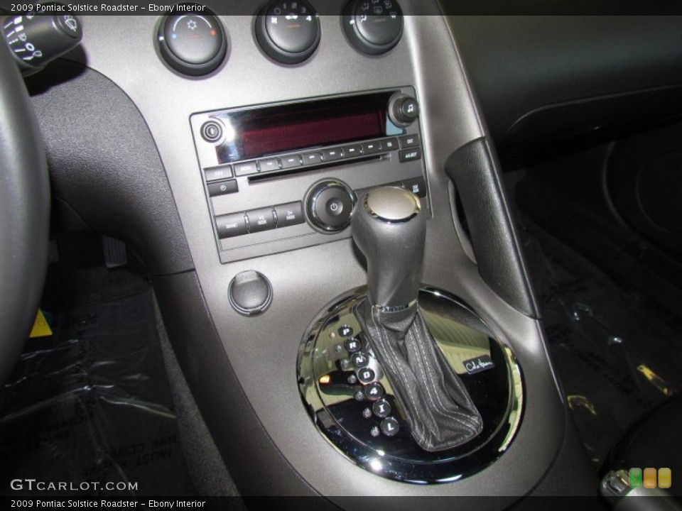 Ebony Interior Transmission for the 2009 Pontiac Solstice Roadster #50448965