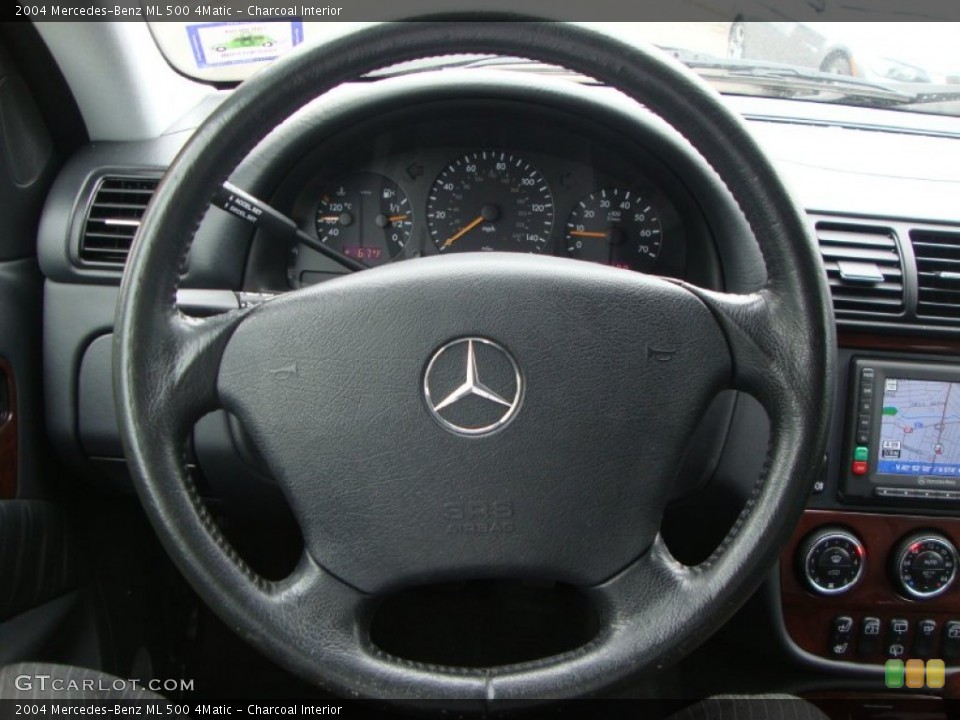 Charcoal Interior Steering Wheel for the 2004 Mercedes-Benz ML 500 4Matic #50448998