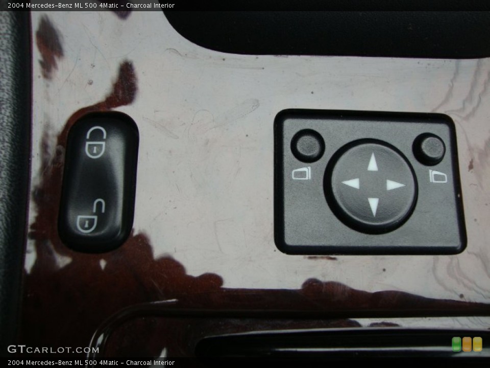 Charcoal Interior Controls for the 2004 Mercedes-Benz ML 500 4Matic #50449046
