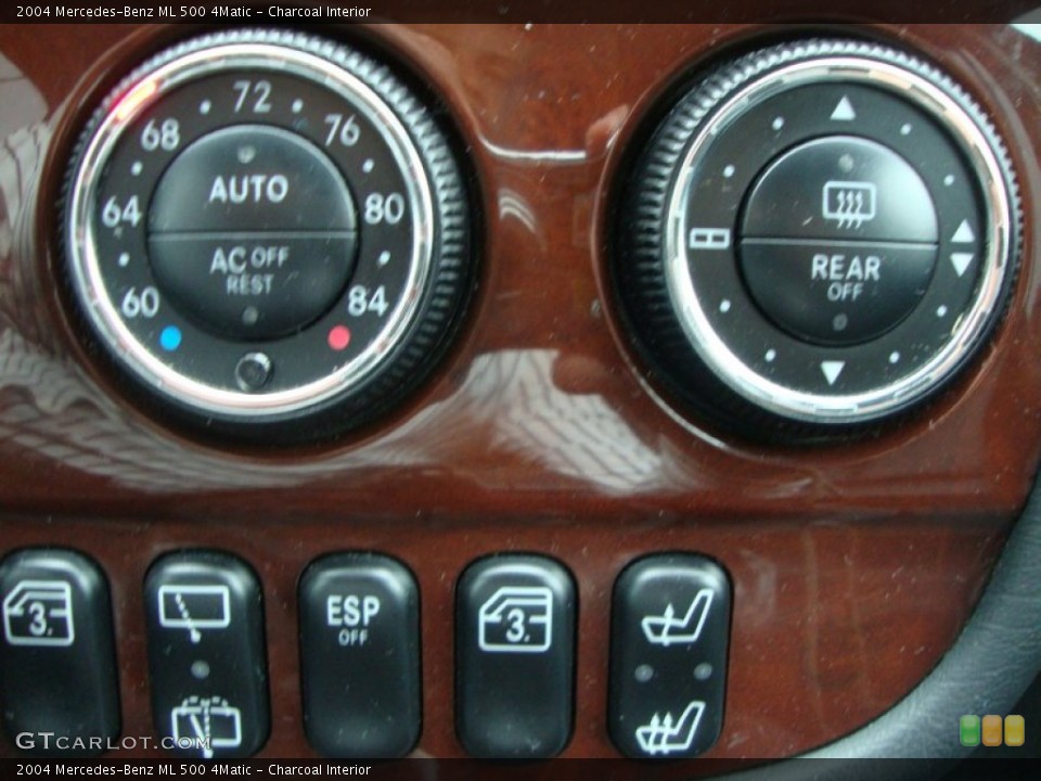 Charcoal Interior Controls for the 2004 Mercedes-Benz ML 500 4Matic #50449091