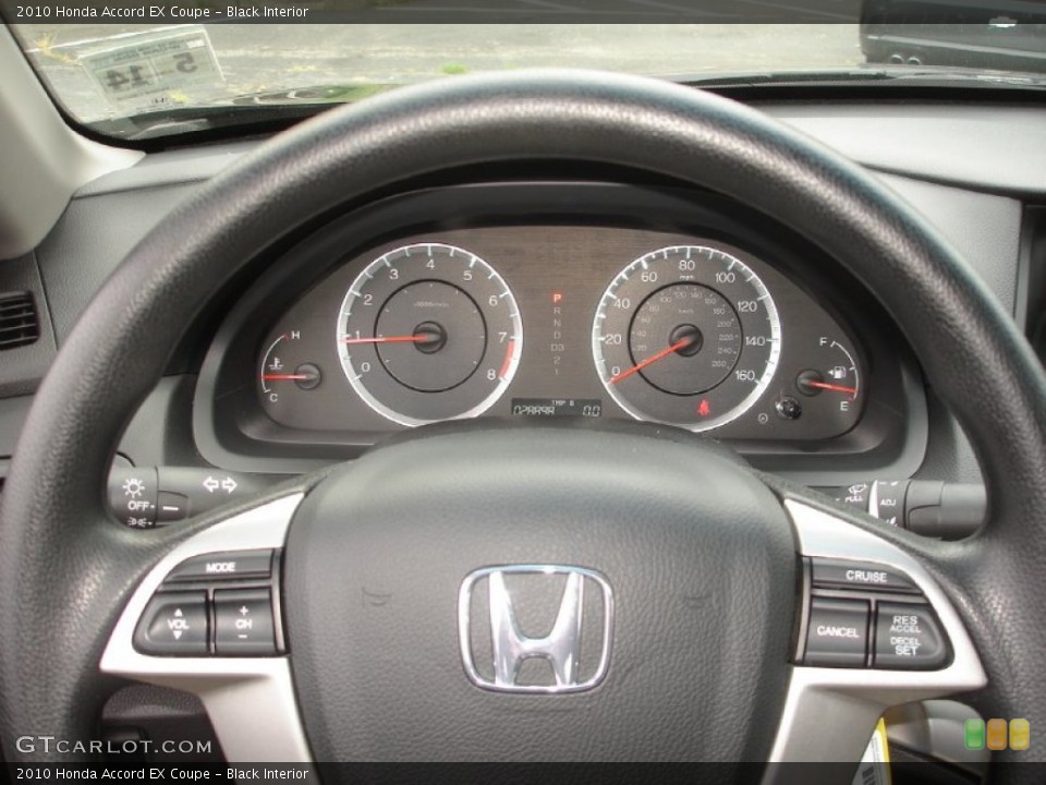 Black Interior Controls for the 2010 Honda Accord EX Coupe #50450261