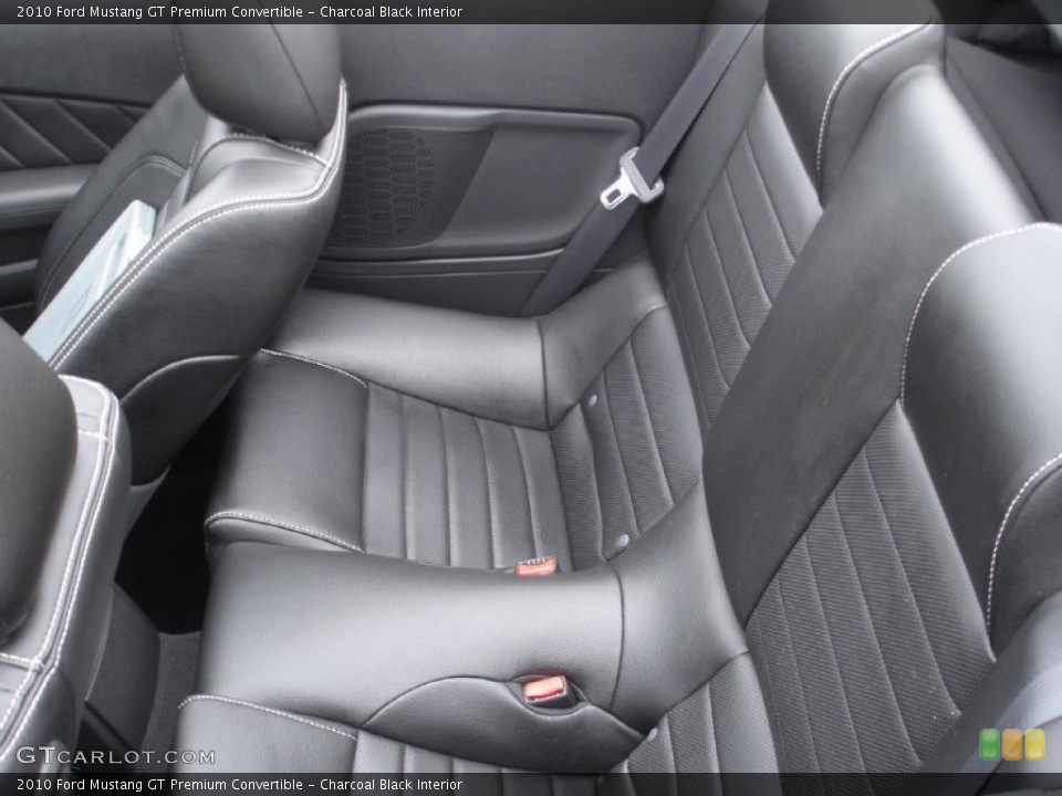 Charcoal Black Interior Photo for the 2010 Ford Mustang GT Premium Convertible #50450764
