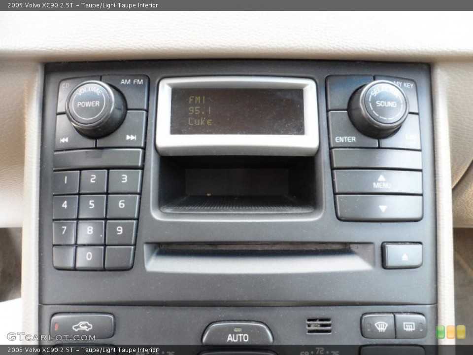 Taupe/Light Taupe Interior Controls for the 2005 Volvo XC90 2.5T #50450939