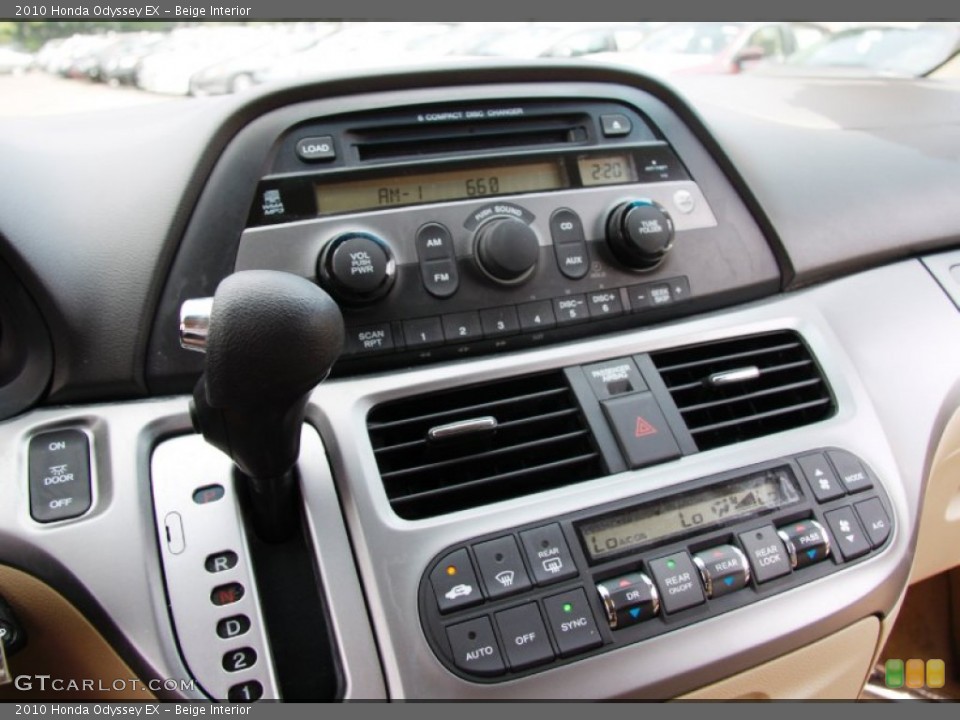 Beige Interior Controls for the 2010 Honda Odyssey EX #50451041