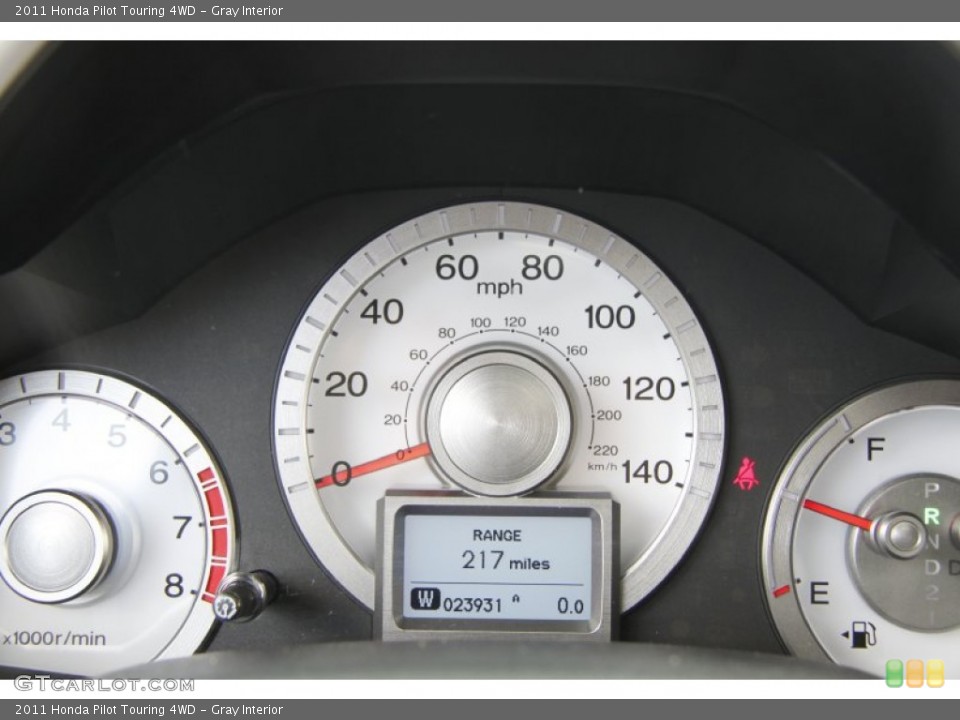 Gray Interior Gauges for the 2011 Honda Pilot Touring 4WD #50453378