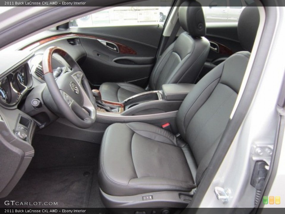 Ebony Interior Photo for the 2011 Buick LaCrosse CXL AWD #50453708