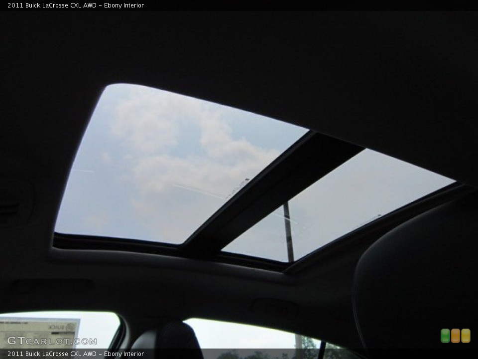 Ebony Interior Sunroof for the 2011 Buick LaCrosse CXL AWD #50453735