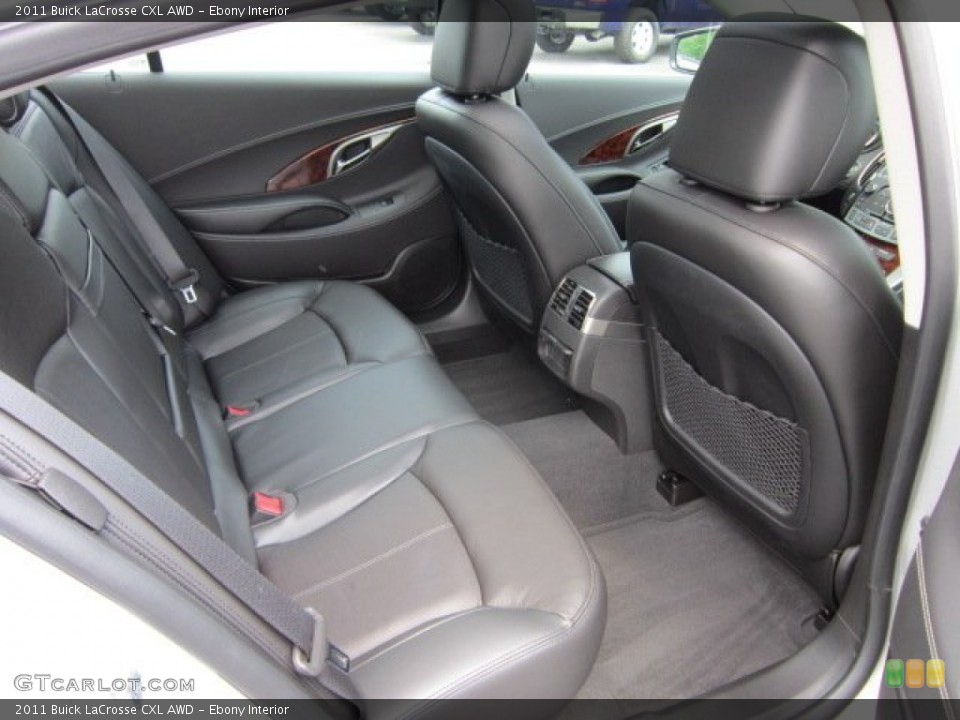 Ebony Interior Photo for the 2011 Buick LaCrosse CXL AWD #50453813