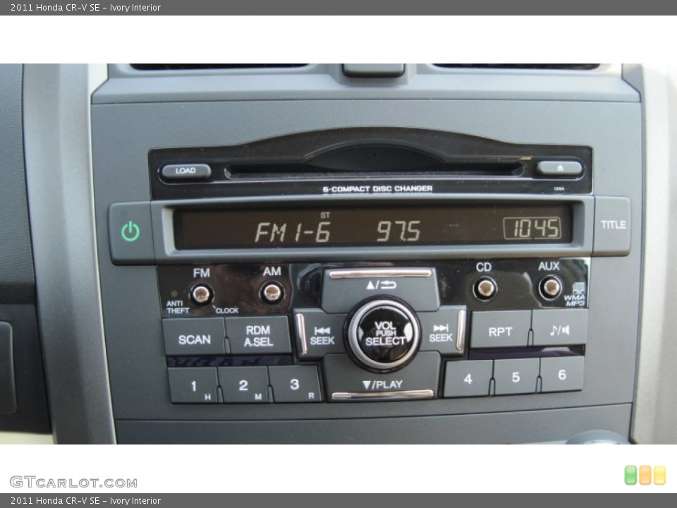 Ivory Interior Controls for the 2011 Honda CR-V SE #50454383