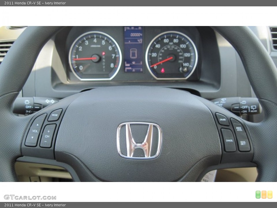 Ivory Interior Controls for the 2011 Honda CR-V SE #50454411