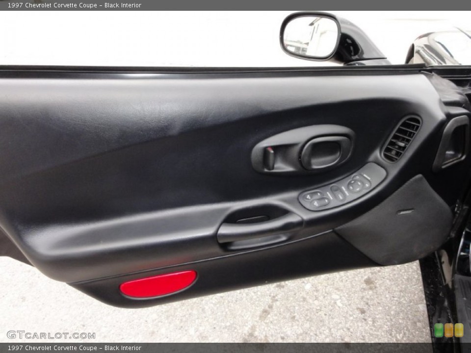 Black Interior Door Panel for the 1997 Chevrolet Corvette Coupe #50455004